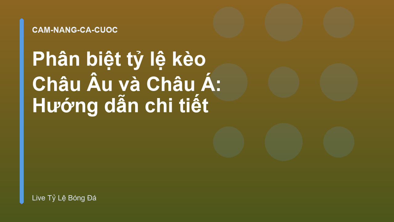 Read more about the article Phân biệt tỷ lệ kèo Châu Âu và Châu Á: Hướng dẫn chi tiết